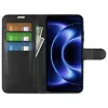 Phonesta Litchi Skin Book Wallet Case hoesje voor Xiaomi 17 Ultra - Zwart 3