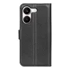 Phonesta Litchi Skin Book Wallet Case hoesje voor Xiaomi Poco X8 Pro - Zwart 2