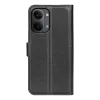 Phonesta Litchi Skin Book Wallet Case hoesje voor Xiaomi Poco X8 Pro Max - Zwart 2