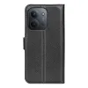 Phonesta Litchi Skin Book Wallet Case hoesje voor Xiaomi Redmi 15C / Xiaomi Poco C85 - Zwart 2