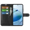 Phonesta Litchi Skin Book Wallet Case hoesje voor Xiaomi Redmi 15C / Xiaomi Poco C85 - Zwart 3