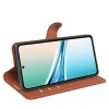 Phonesta Litchi Skin Book Wallet Case hoesje voor Xiaomi Redmi Note 15 4G/5G / Xiaomi Poco M8 - Bruin 4