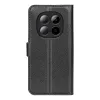 Phonesta Litchi Skin Book Wallet Case hoesje voor Xiaomi Redmi Note 15 4G/5G / Xiaomi Poco M8 - Zwart 2