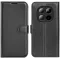 Phonesta Litchi Skin Book Wallet Case hoesje voor Xiaomi Redmi Note 15 Pro Plus / Xiaomi Poco M8 Pro - Zwart