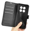 Phonesta Litchi Skin Book Wallet Case hoesje voor Xiaomi Redmi Note 15 Pro Plus / Xiaomi Poco M8 Pro - Zwart 5