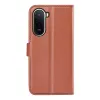 Phonesta Litchi Skin Book Wallet Case hoesje voor Xiaomi Redmi A7 Pro - Bruin 2