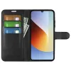 Phonesta Litchi Skin Book Wallet Case hoesje voor Xiaomi Redmi A7 Pro - Zwart 3