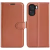 Phonesta Litchi Skin Book Wallet Case hoesje voor Oppo A6x - Bruin 0