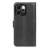 Phonesta Litchi Skin Book Wallet Case hoesje voor Oppo Reno15 Pro - Zwart 2