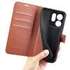 Phonesta Litchi Skin Book Wallet Case hoesje voor Oppo Reno15 Pro Max - Bruin 5