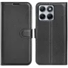 Phonesta Litchi Skin Book Wallet Case hoesje voor Motorola Edge 70 Fusion - Zwart 0