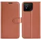 Phonesta Litchi Skin Book Wallet Case hoesje voor Asus ROG Phone 9/9 Pro - Bruin