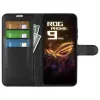 Phonesta Litchi Skin Book Wallet Case hoesje voor Asus ROG Phone 9/9 Pro - Zwart 3