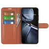 Phonesta Litchi Skin Book Wallet Case hoesje voor Asus Zenfone 12 Ultra - Bruin 3