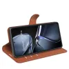 Phonesta Litchi Skin Book Wallet Case hoesje voor Asus Zenfone 12 Ultra - Bruin 4
