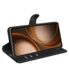 Phonesta Litchi Skin Book Wallet Case hoesje voor Oppo Find X9 Ultra - Zwart 4