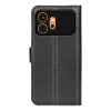 Phonesta Litchi Skin Book Wallet Case hoesje voor HONOR 600/600 Pro - Zwart 2