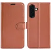 Phonesta Litchi Skin Book Wallet Case hoesje voor Samsung Galaxy A37 - Bruin 0