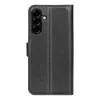 Phonesta Litchi Skin Book Wallet Case hoesje voor Samsung Galaxy A57 - Zwart 2