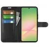 Phonesta Litchi Skin Book Wallet Case hoesje voor Samsung Galaxy A57 - Zwart 3