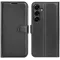 Phonesta Litchi Skin Book Wallet Case hoesje voor Samsung Galaxy S25 FE - Zwart