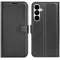 Phonesta Litchi Skin Book Wallet Case hoesje voor Samsung Galaxy S26 Plus - Zwart