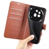 Phonesta Litchi Skin Book Wallet Case hoesje voor Nothing Phone (3a) Pro - Bruin 5