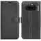 Phonesta Litchi Skin Book Wallet Case hoesje voor Nothing Phone (4a) - Zwart
