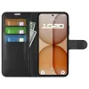 Phonesta Litchi Skin Book Wallet Case hoesje voor Nothing Phone (4a) - Zwart 3