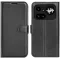 Phonesta Litchi Skin Book Wallet Case hoesje voor Nothing Phone (4a) Pro - Zwart