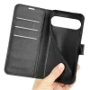 Phonesta Litchi Skin Book Wallet Case hoesje voor Google Pixel 10 Pro XL - Zwart 5
