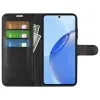 Phonesta Litchi Skin Book Wallet Case hoesje voor Realme 16 Pro - Zwart 3