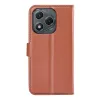 Phonesta Litchi Skin Book Wallet Case hoesje voor HONOR 400 Lite - Bruin 2