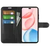 Phonesta Litchi Skin Book Wallet Case hoesje voor HONOR 400 Pro - Zwart 3