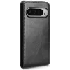 Phonesta Leather Vertical Flip Wallet Case hoesje voor Google Pixel 9 / 9 Pro - Zwart 6