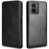Phonesta Leather Vertical Flip Wallet Case hoesje voor HMD Fusion - Zwart 4