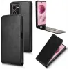 Phonesta Leather Vertical Flip Wallet Case hoesje voor HMD Skyline - Zwart 5