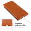 Phonesta Leather Vertical Flip Wallet Case hoesje voor Motorola Moto G05 / Moto E15 - Zwart 7