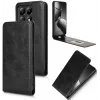 Phonesta Leather Vertical Flip Wallet Case hoesje voor Xiaomi 14T - Zwart 2