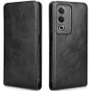 Phonesta Leather Vertical Flip Wallet Case hoesje voor Oppo A80 - Zwart