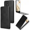 Phonesta Leather Vertical Flip Wallet Case hoesje voor HONOR 200 Pro - Zwart 2