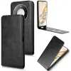 Phonesta Leather Vertical Flip Wallet Case hoesje voor HONOR X9c Smart - Zwart 2
