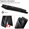 Phonesta Leather Vertical Flip Wallet Case hoesje voor Realme C63/C61 / Note 60 - Zwart 3