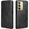 Phonesta Leather Vertical Flip Wallet Case hoesje voor Realme 14x / C75 - Zwart 0
