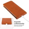 Phonesta Leather Vertical Flip Wallet Case hoesje voor Apple iPhone 17e/16e - Zwart 12