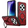 Phonesta MagLock Armor Back Cover hoesje met ring en MagSafe voor Xiaomi Redmi 14C / Xiaomi Poco C75 - Rood