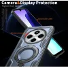 Phonesta MagLock Armor Back Cover hoesje met ring en MagSafe voor Xiaomi Redmi 14C / Xiaomi Poco C75 - Donkerblauw 5