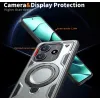 Phonesta MagLock Armor Back Cover hoesje met ring en MagSafe voor Xiaomi Redmi Note 14 5G - Grijs 5