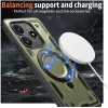 Phonesta MagLock Armor Back Cover hoesje met ring en MagSafe voor Xiaomi Redmi Note 14 5G - Groen 6