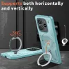 Phonesta MagLock Armor Back Cover hoesje met ring en MagSafe voor Xiaomi Redmi Note 14 5G - Lichtblauw 2